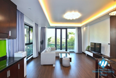 Bright one bedroom for rent in alley 111 Xuan Dieu st, Tay Ho District